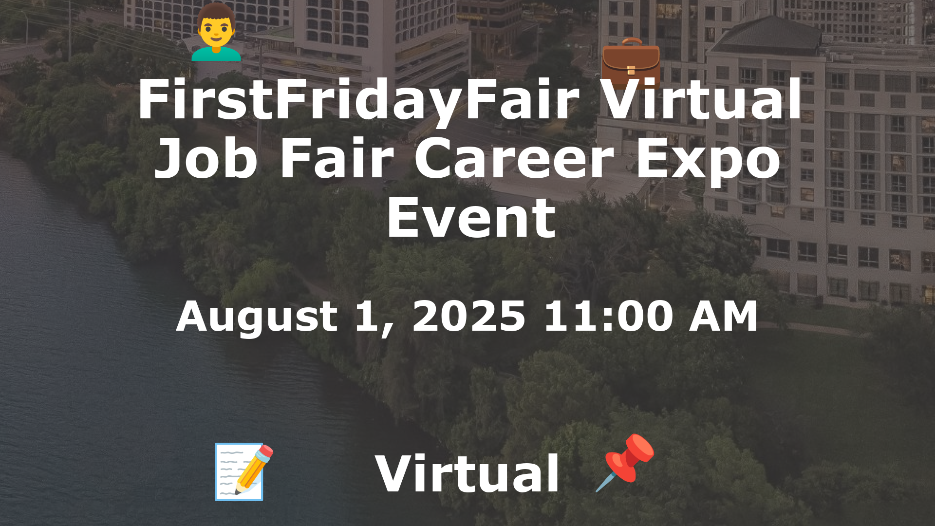 FirstFridayFair Virtual Job Fair Career Expo Event event image